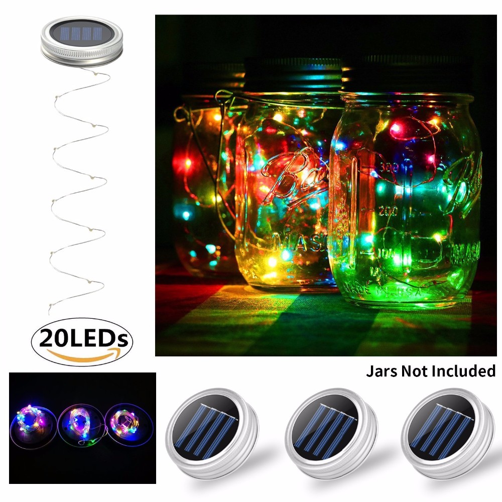 Solar Mason Jar Lights Gluckluz